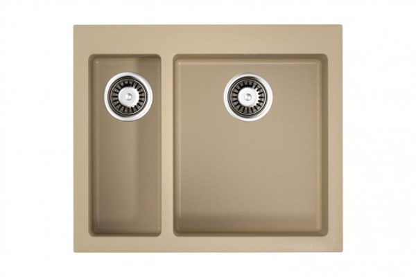 Inset sink OMOIKIRI Bosen 59-2-CH 4993245, champagne 59x50x20 cm
