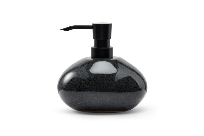 Liquid soap dispenser EVIO Stone 450 ml, Ceramic