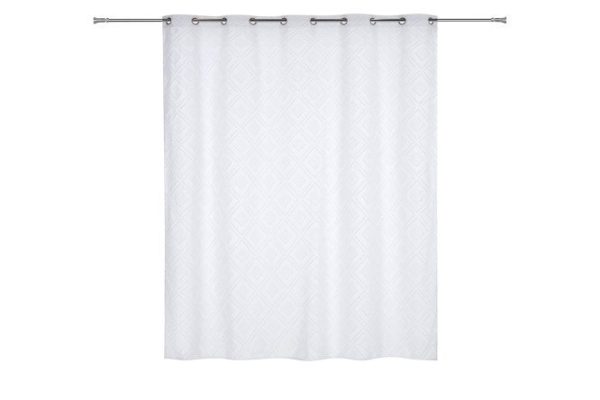 Bathroom curtain MICASA Naturel Polyester, 180x200 cm