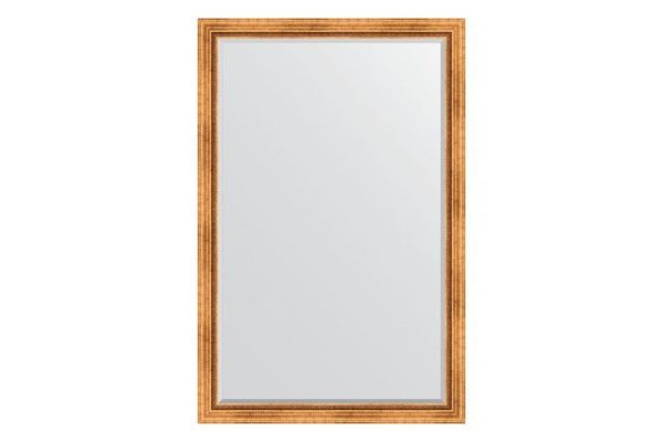 Wall mirror with bevel in a baguette frame EVOFORM BY 3620 Roman gold 116x176 cm