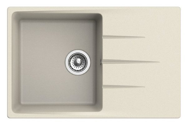 EWIGSTEIN Gerd EW-G-60F mortise sink with drainer 78x50x19 cm