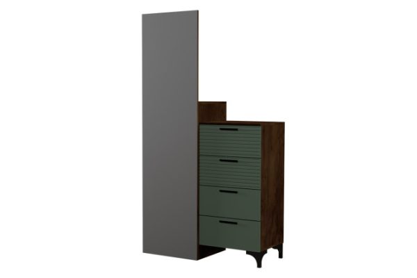 Chest of drawers with mirror Brenta