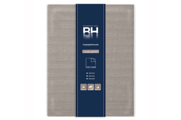 Duvet cover Coffee cream Poplin 148x215 cm, 1.5 sleeping