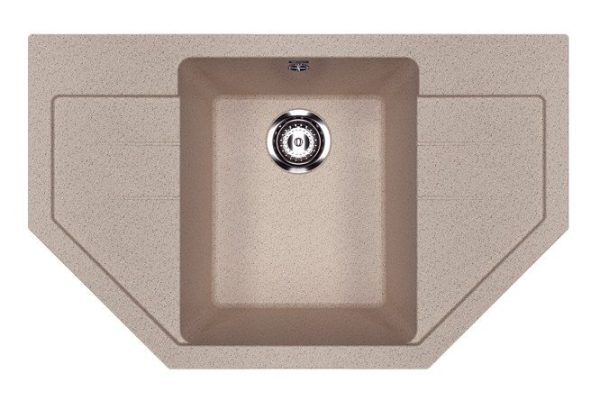 Inset sink with drainer ULGRAN u-609 302 79x49x20 cm