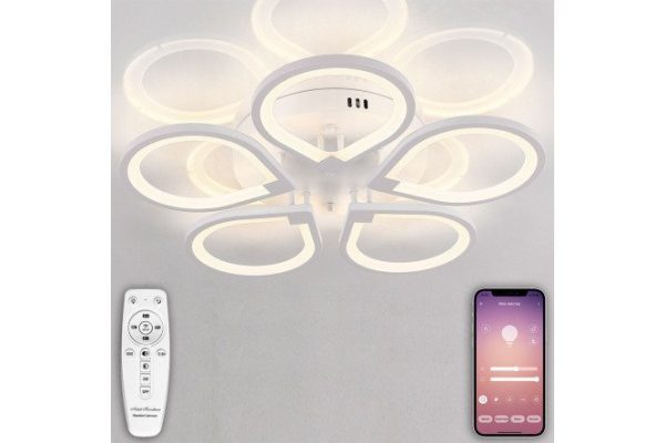 LED ceiling lamp Natali Kovaltseva Innovation style 22 sq.m., LED, 60 cm