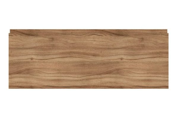 Decorative panel for wall cabinet Nicole 35.9x96 cm, natural Dijon walnut color