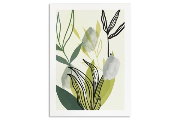 Poster on Botany Abstraction No. 2 50x70 cm