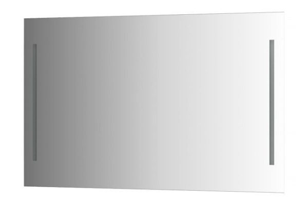 Wall mirror EVOFORM Lumline with 2 built-in LUM lamps, BY 2020 120x75 cm
