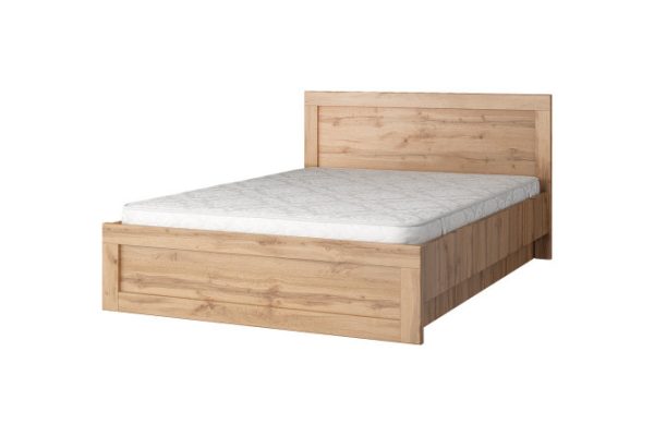Bed with lifting mechanism Mortiz color Wotan oak 140x200 cm