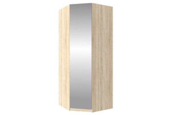 e8cz06ajo6jkg9ceq3p24gw08nxjrflz.jpg Corner wardrobe Oscar Lila 95.05x236x95.05 cm, Sonoma oak, facade - mirror