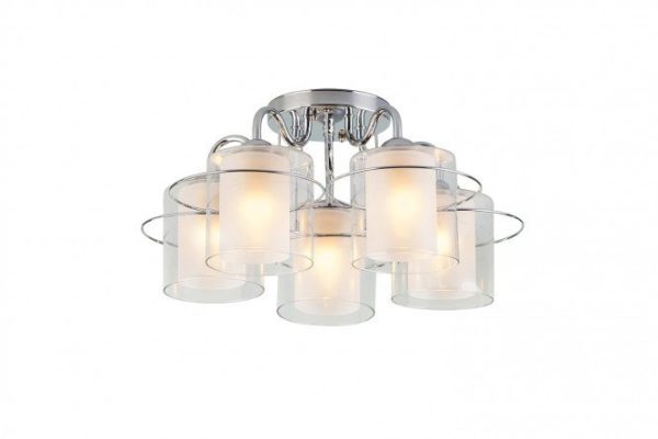 Chandelier EUROSVET Darcy 15 sq.m., 50x26x50 cm, E27