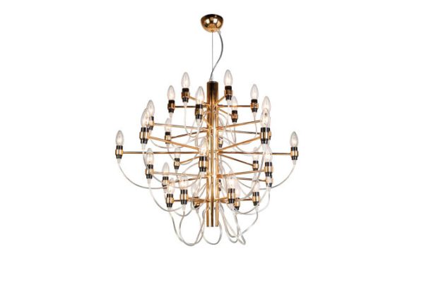 Hanging chandelier FAVOURITE Golem 60 sq.m., 86x172x86 cm, E14