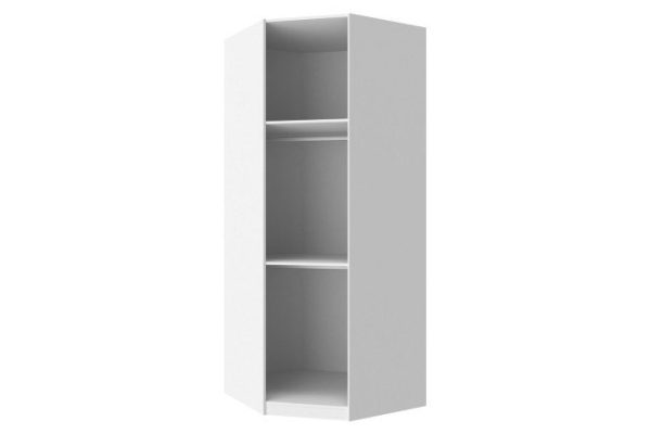 Corner cabinet body Oscar 95.05x236x95.05 cm, white