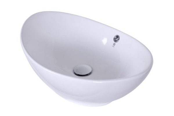 Countertop washbasin ORANGE B08-585w Countertop, 58.5x19x38 cm