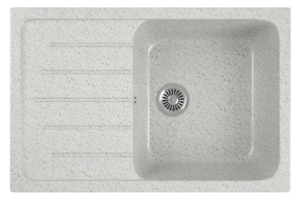 Inset sink with drainer GreenStone GRS-76 310 49x75x19 cm