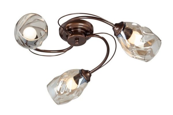 Chandelier VITALUCE V4927-7/3PL 9 sq.m., 55x19x55 cm, E27