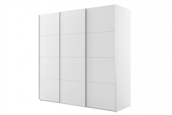 Sliding wardrobe 3-door Comet 270x240 cm white snow