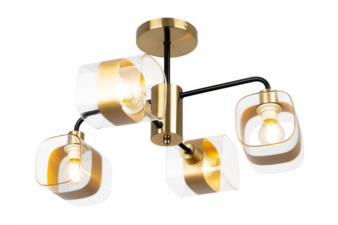 Chandelier CITILUX Burton 14 sq.m., 45.5x15x45.5 cm, E14