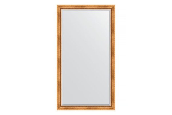 Floor mirror with bevel in a baguette frame EVOFORM BY 6157 Roman gold 111x201 cm