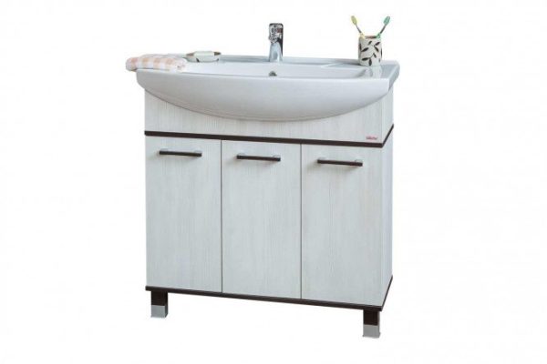 Vanity unit Sanflor Toledo 83.2 cm, light northern wood color
