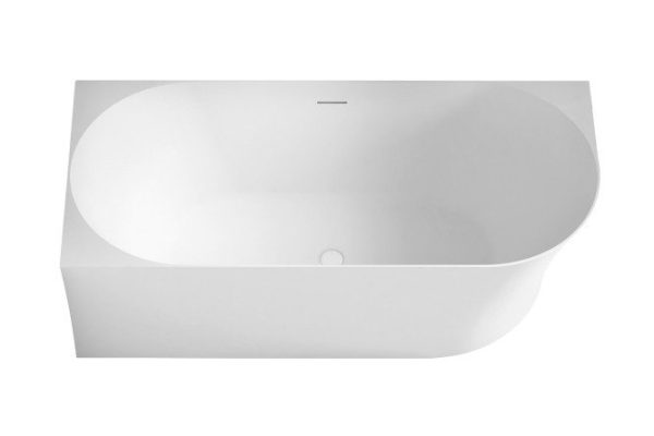 Wall-mounted bathtub AB9258-1.7 L left corner 170x78 cm