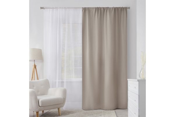 eg2qg2mnydmbfy0ypj3a8hrrvq7anc3o.jpg Curtain ESTUDI BLANCO Esin 180x280 cm, beige color