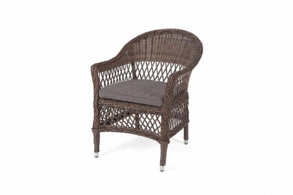 Armchair 4SiS Sicily color brown