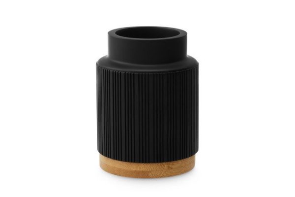 Glass for toothbrushes EVIO Malmo 8.1x10.4x8.1 cm, Polyresin