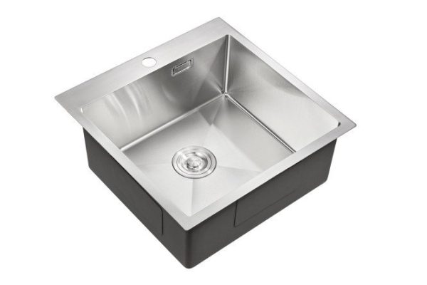 Built-in sink Steel Denia 51 MC.77480 51x51x22 cm