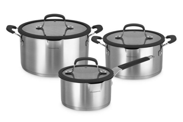 egt3dewvqv1i6jd06c24gt7bm0kv0duj.jpg Set of cookware with lids VANHOPPER Michelin 3 pcs.