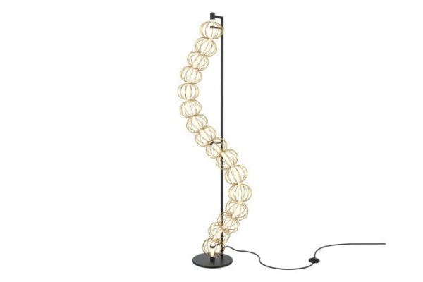 LED floor lamp MAYTONI Modern Golden Cage 56.9x154.7x25 cm, LED