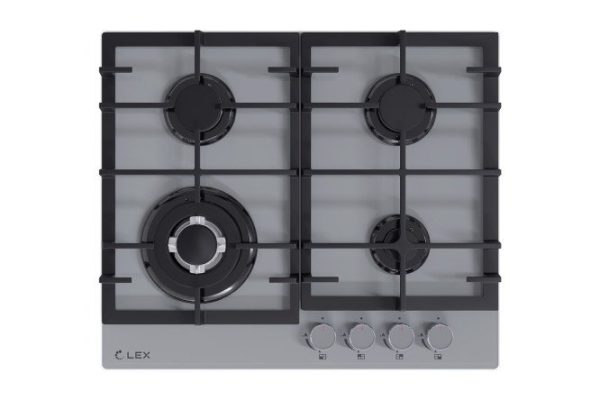 Gas hob LEX GVG 645 gr, gray 60 cm