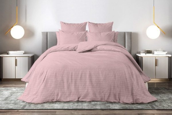 Bed linen set Silver Rose Cotton 180x215 cm, 2 bedrooms