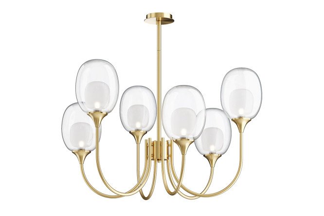 Hanging lamp MAYTONI Aura 30 sq.m., 95x85x95 cm, E14