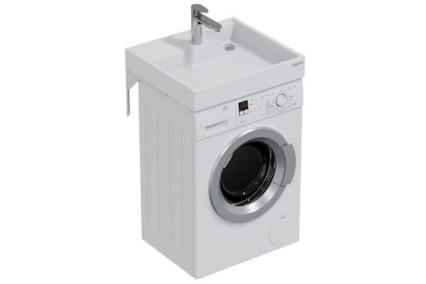 Wall-hung washbasin SANTA Jupiter above the washing machine Wall-hung, 60x10x50 cm