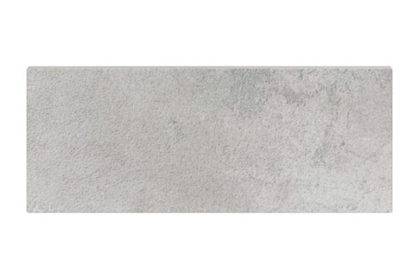 City facade of a low drawer cabinet 44.6x17.6 cm, light concrete color