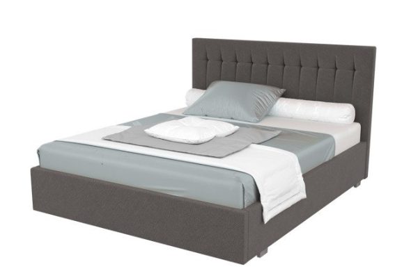Bed with lifting mechanism Phoenix color gray 160x200 cm