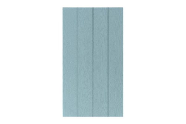 Front corner wall cabinet Michelle 36.3x71.6 cm, blue color