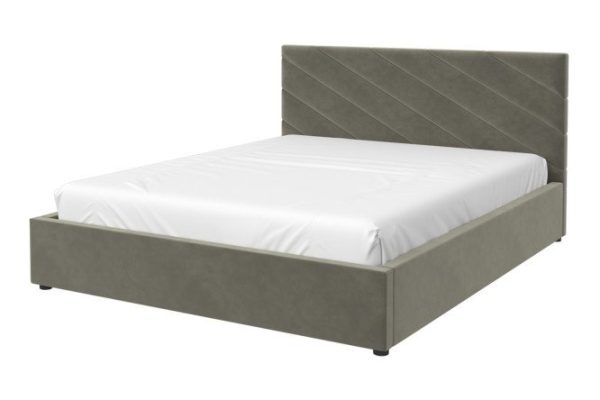 Bed with lifting mechanism Utah color dark gray