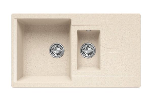 Inset sink with wing Brig-870 87x50x20 cm