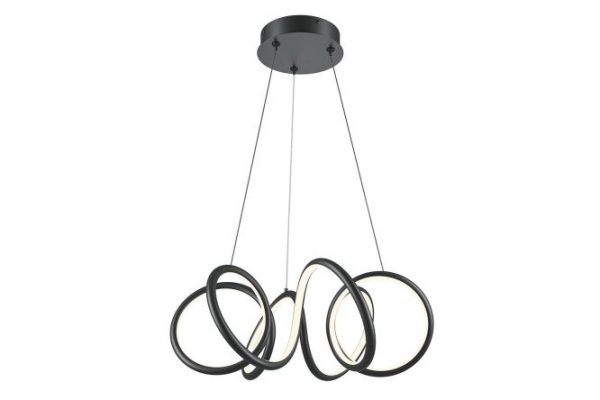 Hanging lamp MAYTONI Modern Curve 18 sq.m., LED, 50 cm