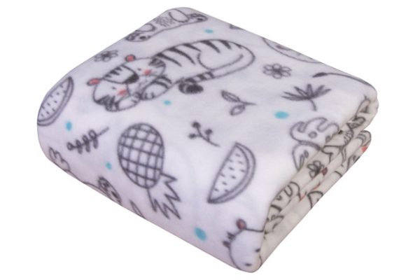 Fleece blanket Jungle Polyester, 150x200 cm