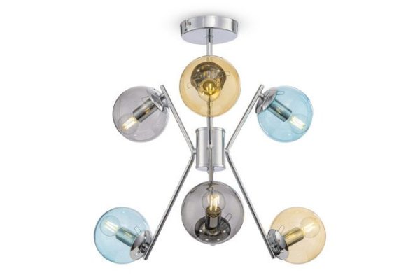 Chandelier FREYA FR5083 20 sq.m., 61x29.5x61 cm, E14