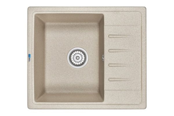 Inset sink with drainer GRANULA Standart 5803 58x50x19 cm