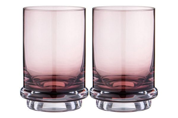 Set of glasses Lefard Trendy Purple 330 ml, Glass, 2 pcs.