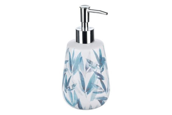 Liquid soap dispenser Moroshka Akvarel 400 ml, Ceramic