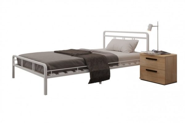 Bed Leon KMD 8 color white 120x200 cm