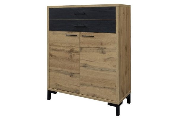 Shoe cabinet Blackwood loft 90.4x115x40 cm