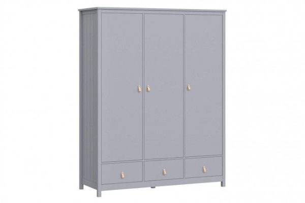 Wardrobe 3 doors Wood 164x210x61 cm