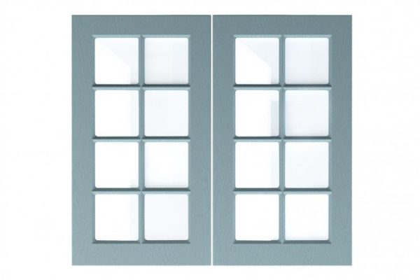 Set of fronts for cabinet Michelle 39.6x71.6 cm, blue color